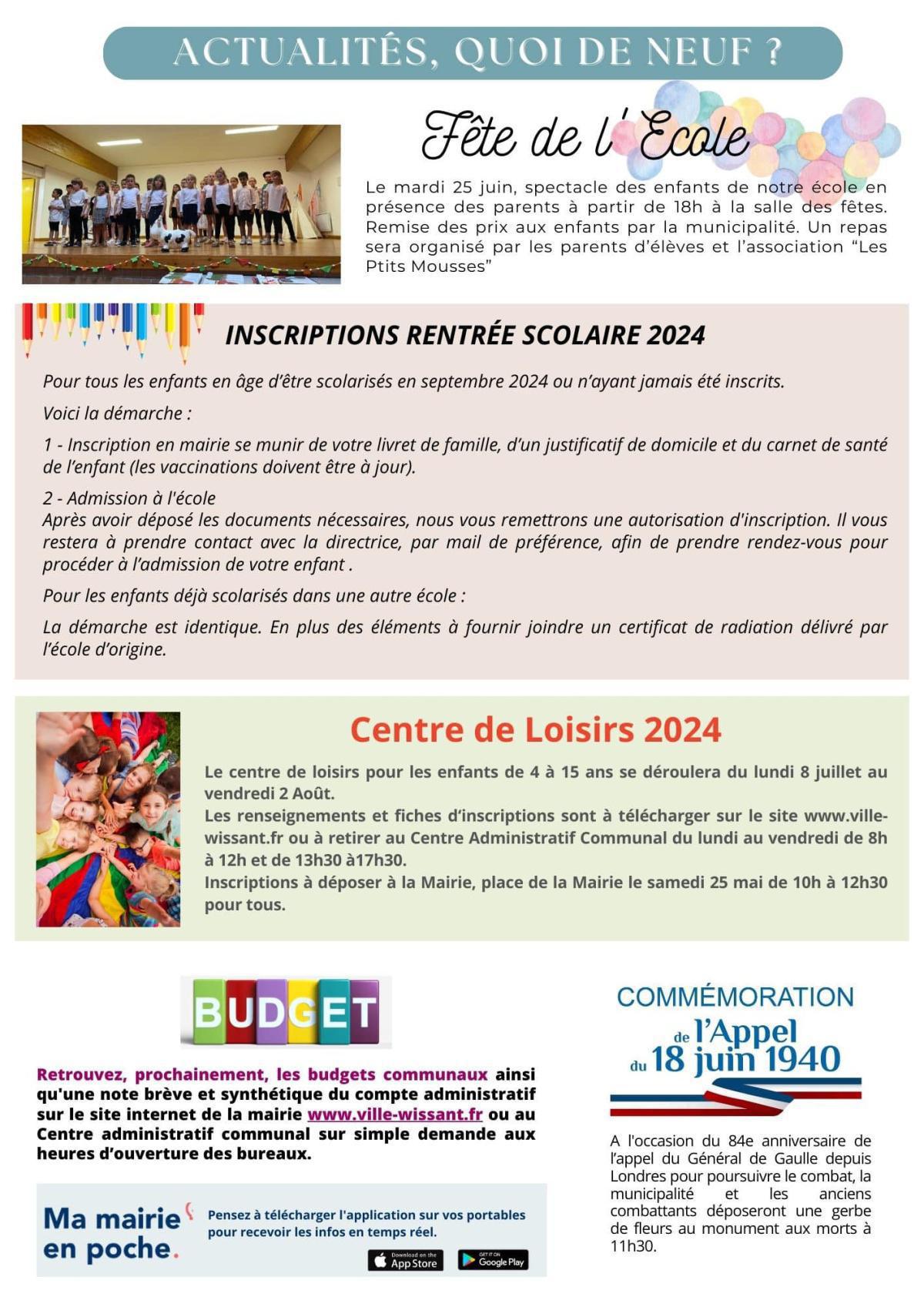 Le Lien Wissantais de Avril-Mai-Juin 2024 est en ligne Le Lien Wissantais de Avril-Mai-Juin 2024 est en ligne