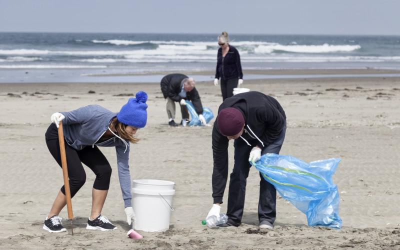 Nettoyage de la plage Nettoyage de la plage