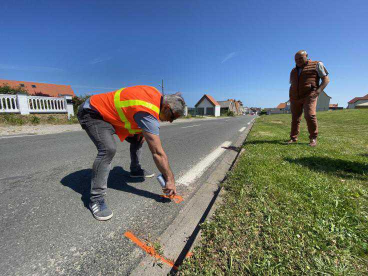 Sangatte : du parking Hubert-Latham au Blanc-Nez, enfin un passage piéton sécurisé Sangatte : du parking Hubert-Latham au Blanc-Nez, enfin un passage piéton sécurisé