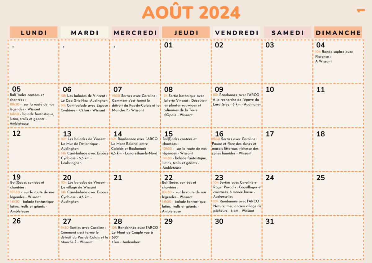 Sorties nature de l'Office de Tourisme Sorties nature de l'Office de Tourisme