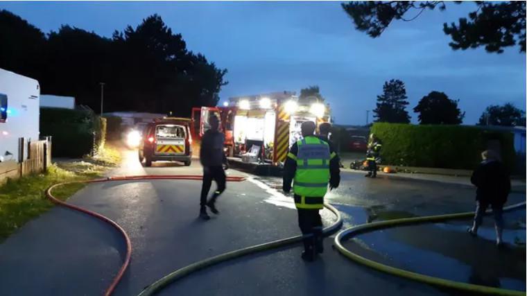 5 caravanes détruites par un incendie au camping de Wissant 5 caravanes détruites par un incendie au camping de Wissant