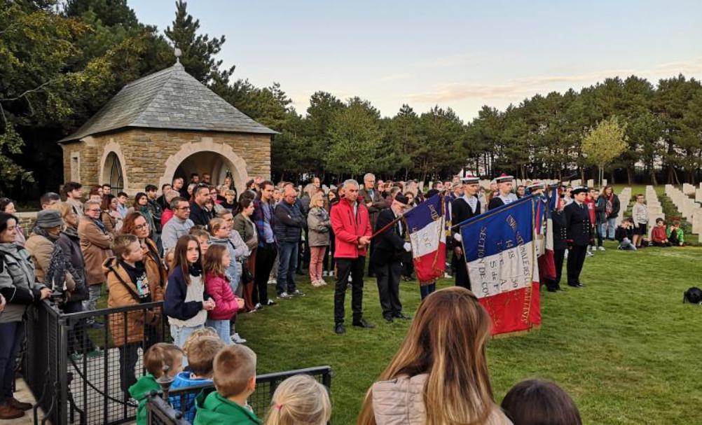 Leubringhen : Les soldats canadiens à l’honneur au cimetière