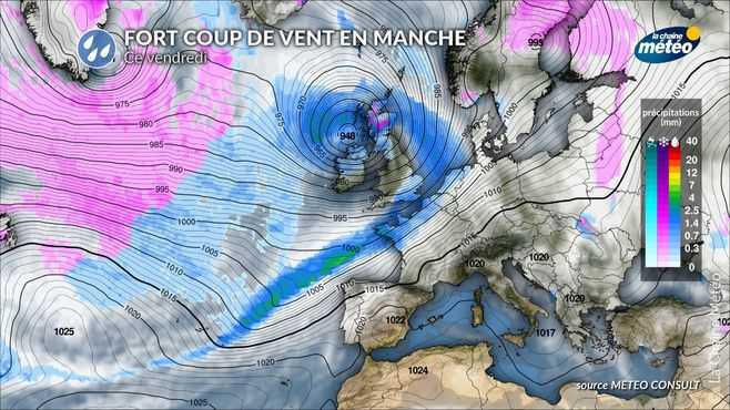 Avis de coup de vent en Manche - Mer du Nord, la préfecture recommande de "ne pas sortir à la mer"