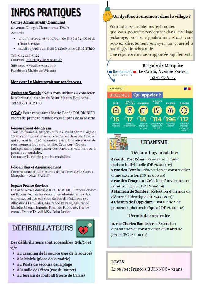 Le Lien Wissantais de Mai 2025 est en ligne