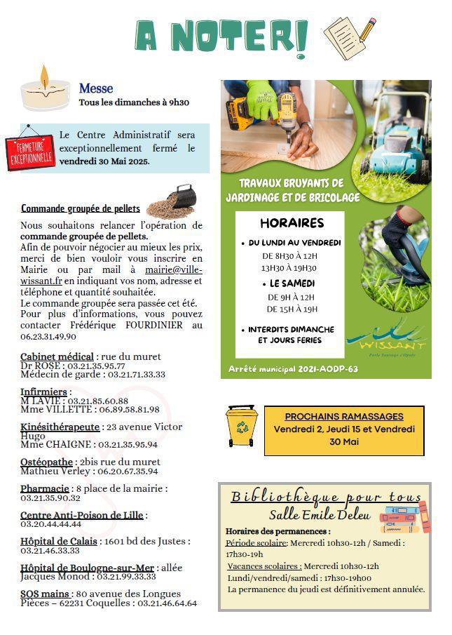 Le Lien Wissantais de Mai 2025 est en ligne