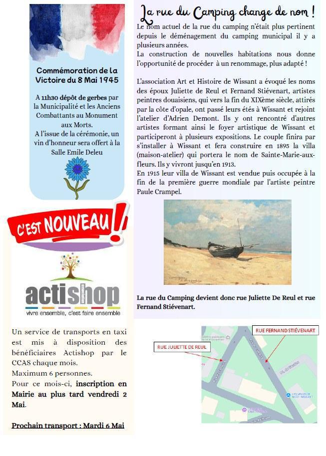 Le Lien Wissantais de Mai 2025 est en ligne
