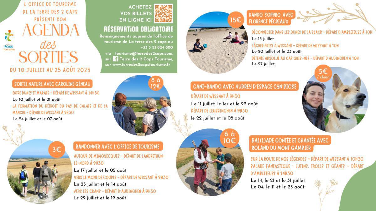 Manifestations du 28 juillet au 10 août sur La terre des 2 caps