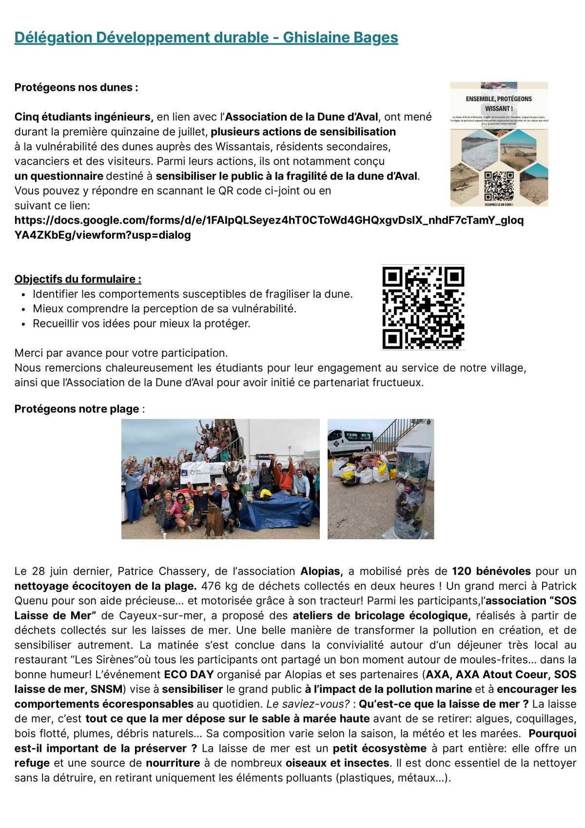 Le Lien Wissantais de Août 2025 est en ligne