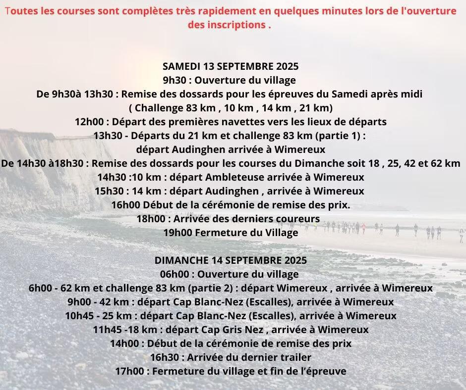 Trail Côte d'Opale 2025 Trail Côte d'Opale 2025