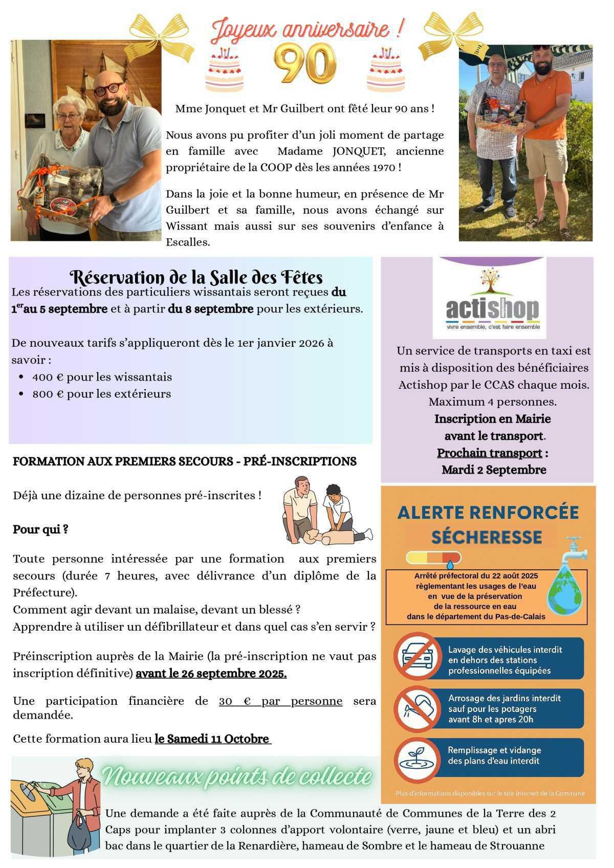 Le Lien Wissantais de Septembre 2025 est en ligne