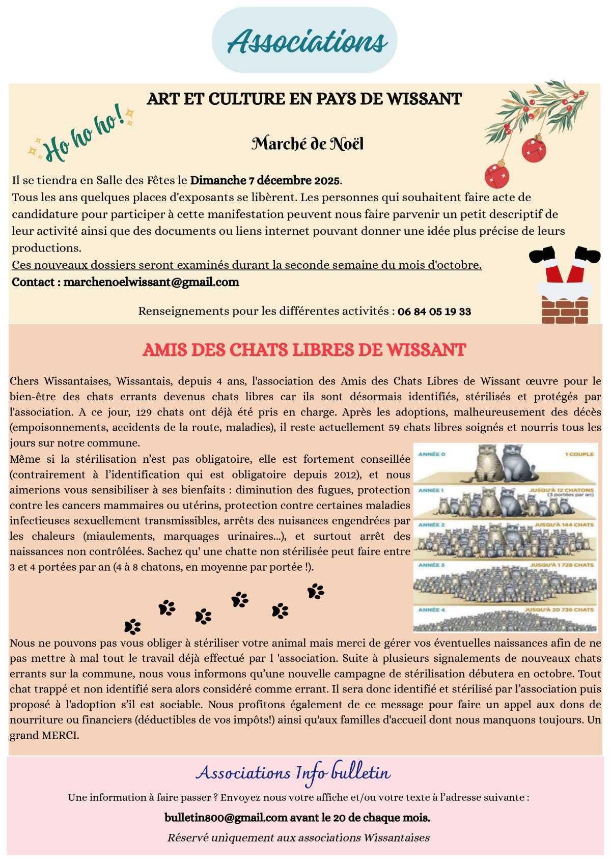 Le Lien Wissantais de Octobre 2025 est en ligne