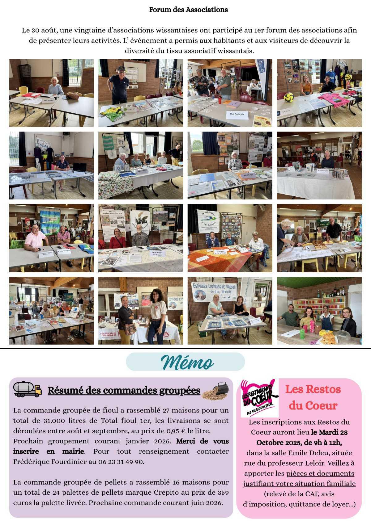 Le Lien Wissantais de Octobre 2025 est en ligne