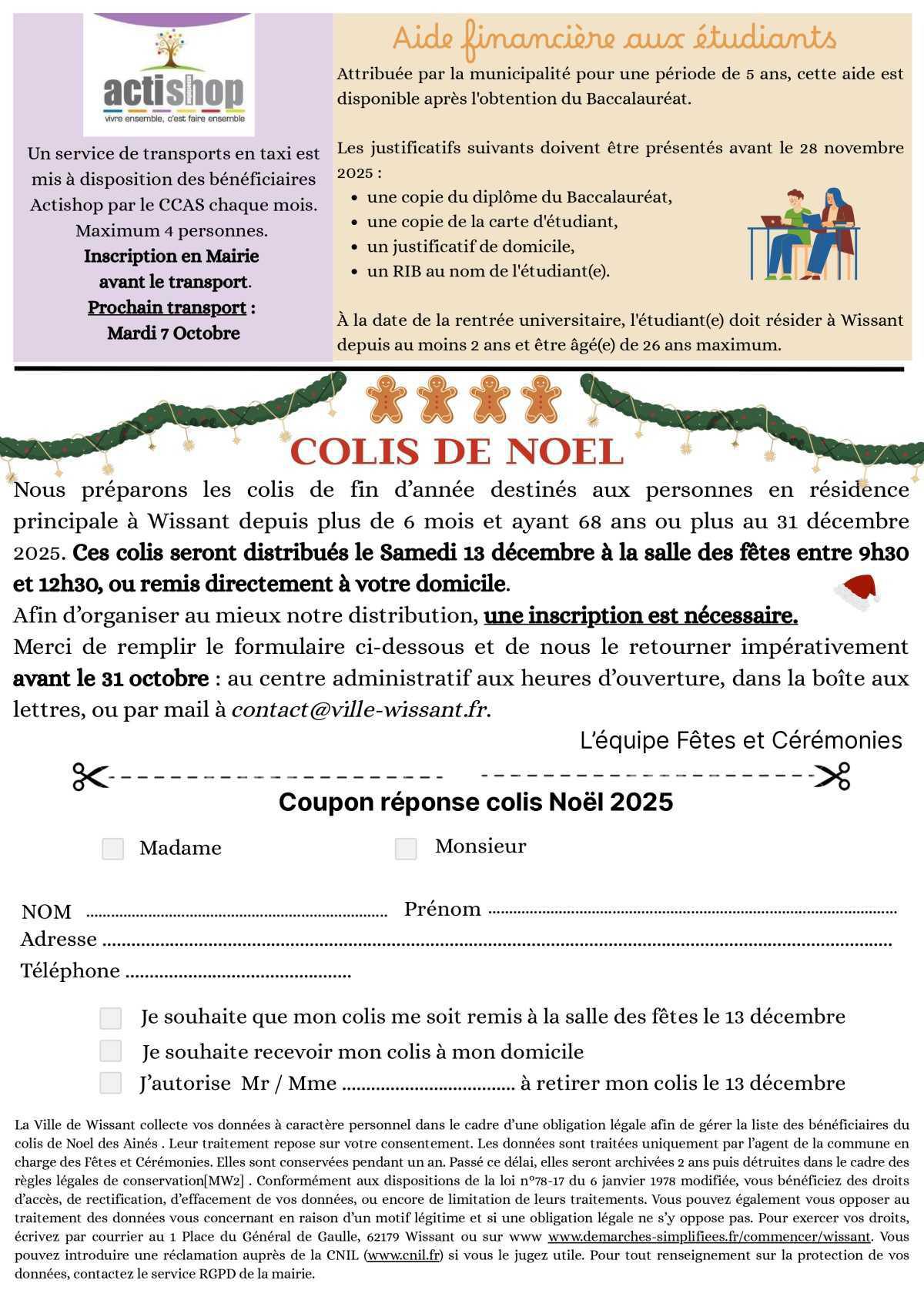 Le Lien Wissantais de Octobre 2025 est en ligne