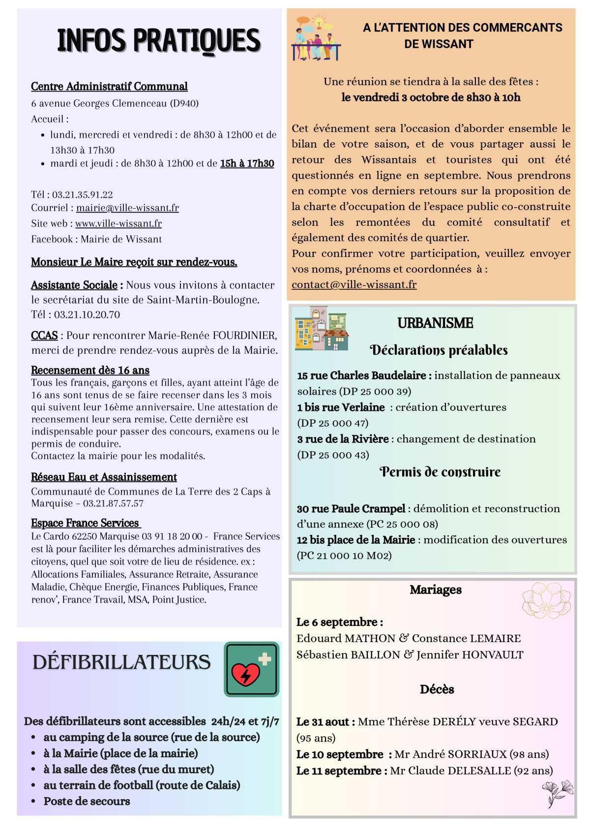 Le Lien Wissantais de Octobre 2025 est en ligne