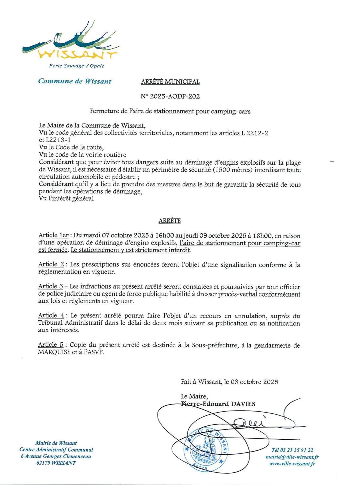 Opération de déminage exceptionnelle à Wissant, le village entièrement confiné Opération de déminage exceptionnelle à Wissant, le village entièrement confiné