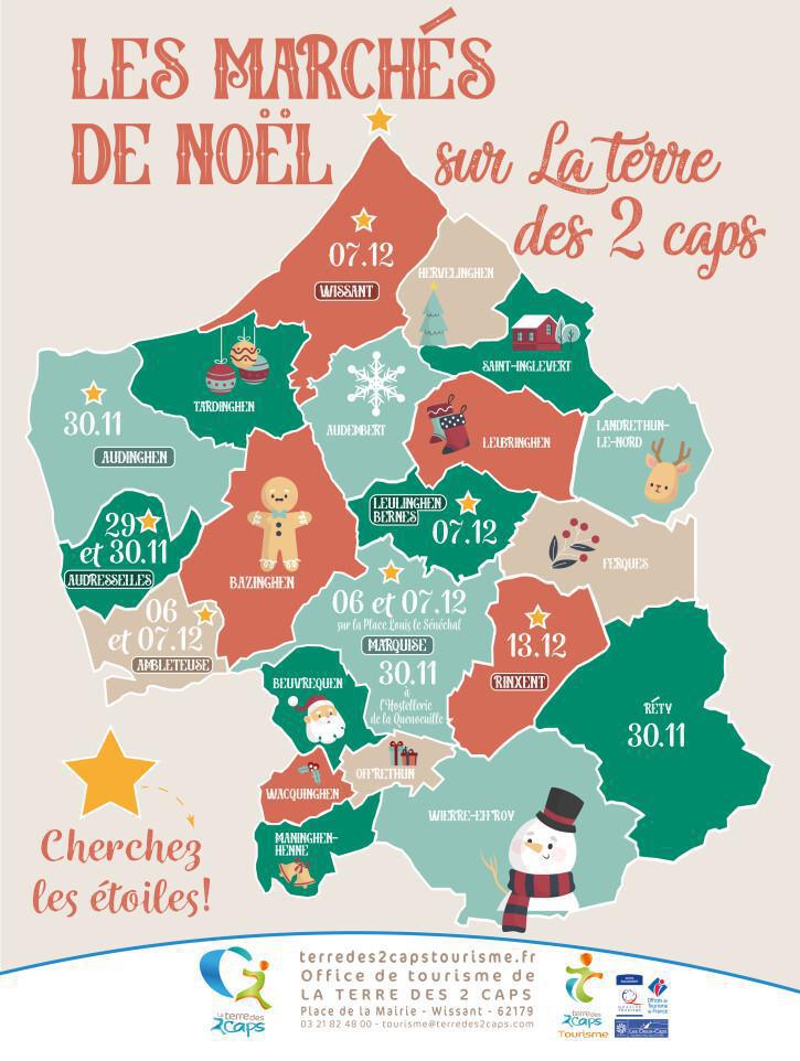 9 marchés de Noël à arpenter sur La terre des 2 caps !