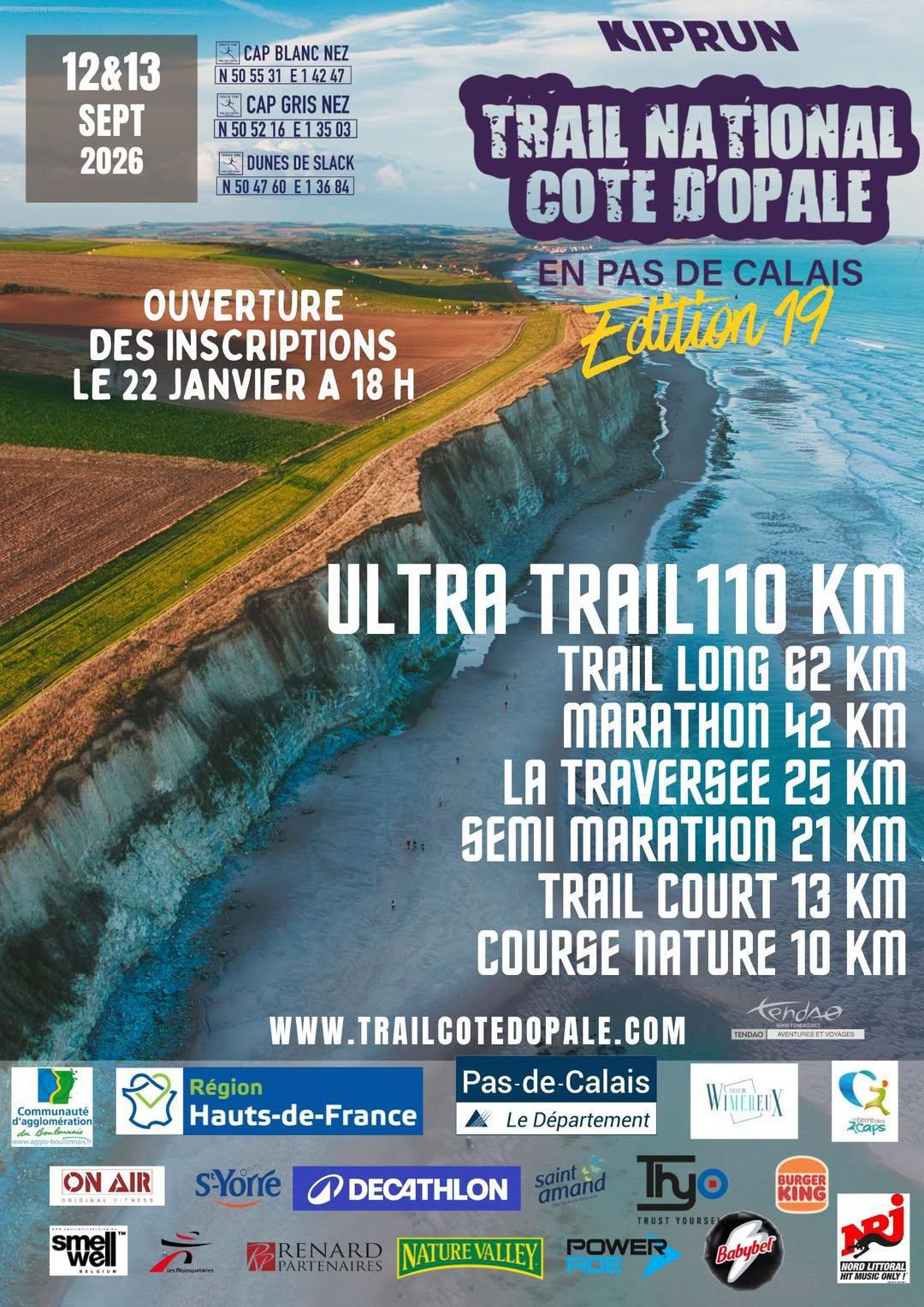 Trail Côte d'Opale 2026 Trail Côte d'Opale 2026