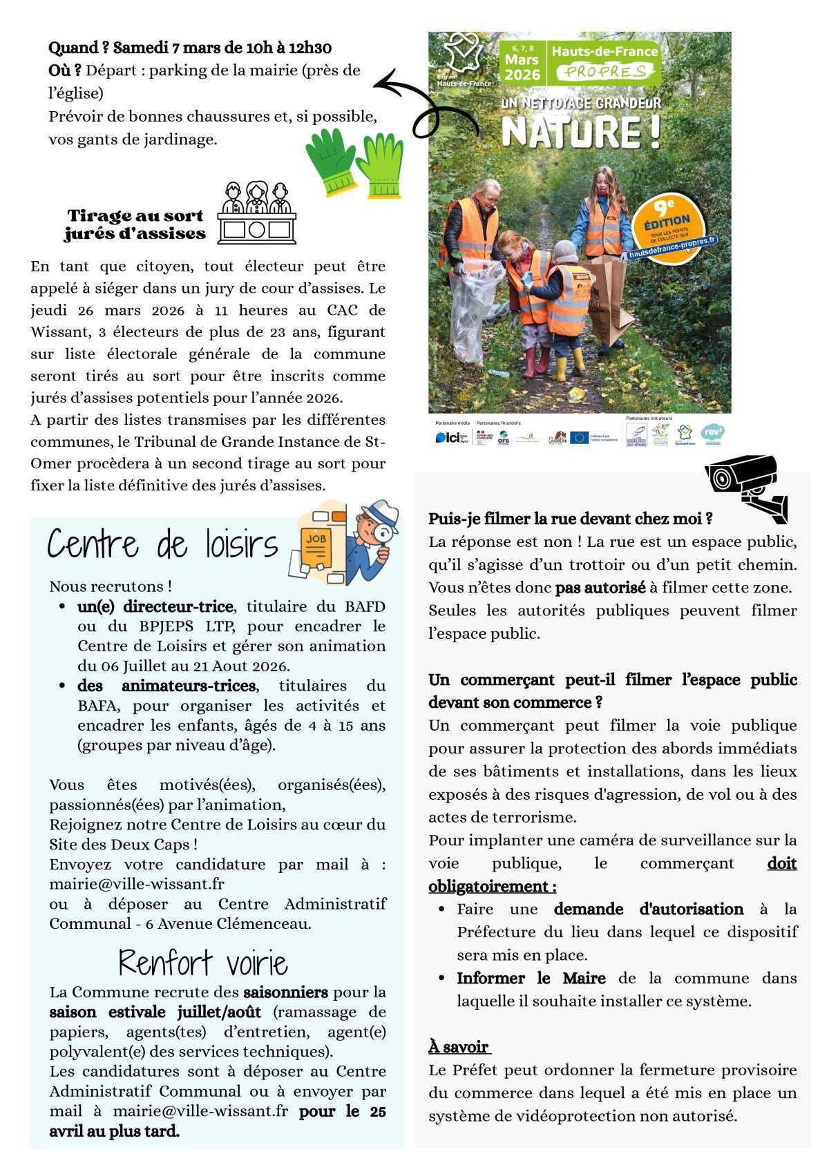 Le Lien Wissantais de Mars 2026 est en ligne