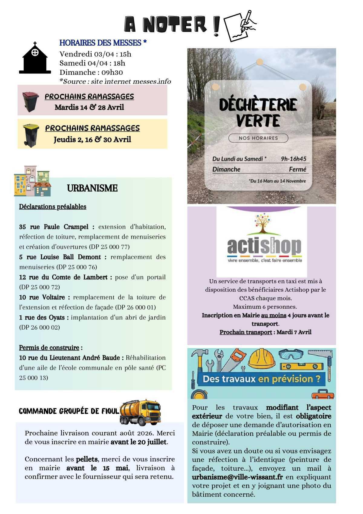 Le Lien Wissantais de Avril 2026 est en ligne