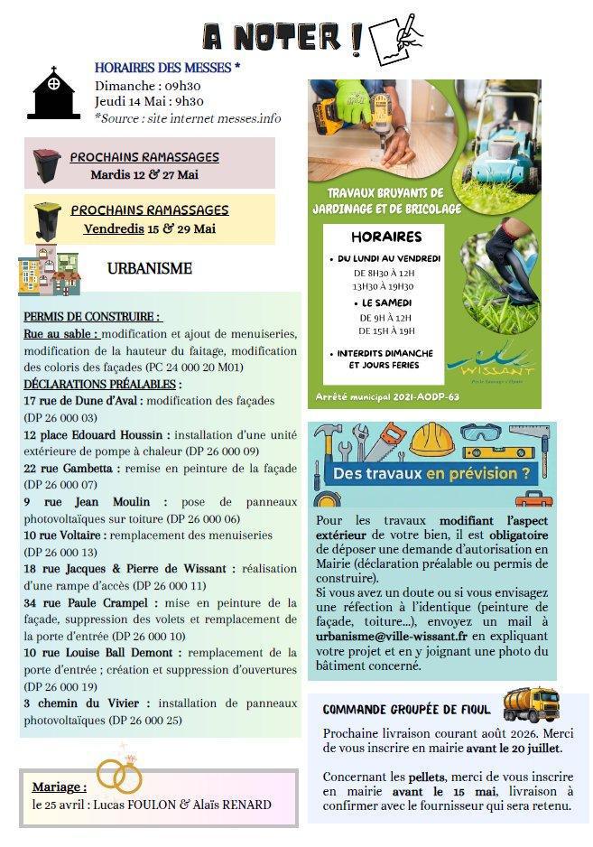 Le Lien Wissantais de Mai 2026 est en ligne
