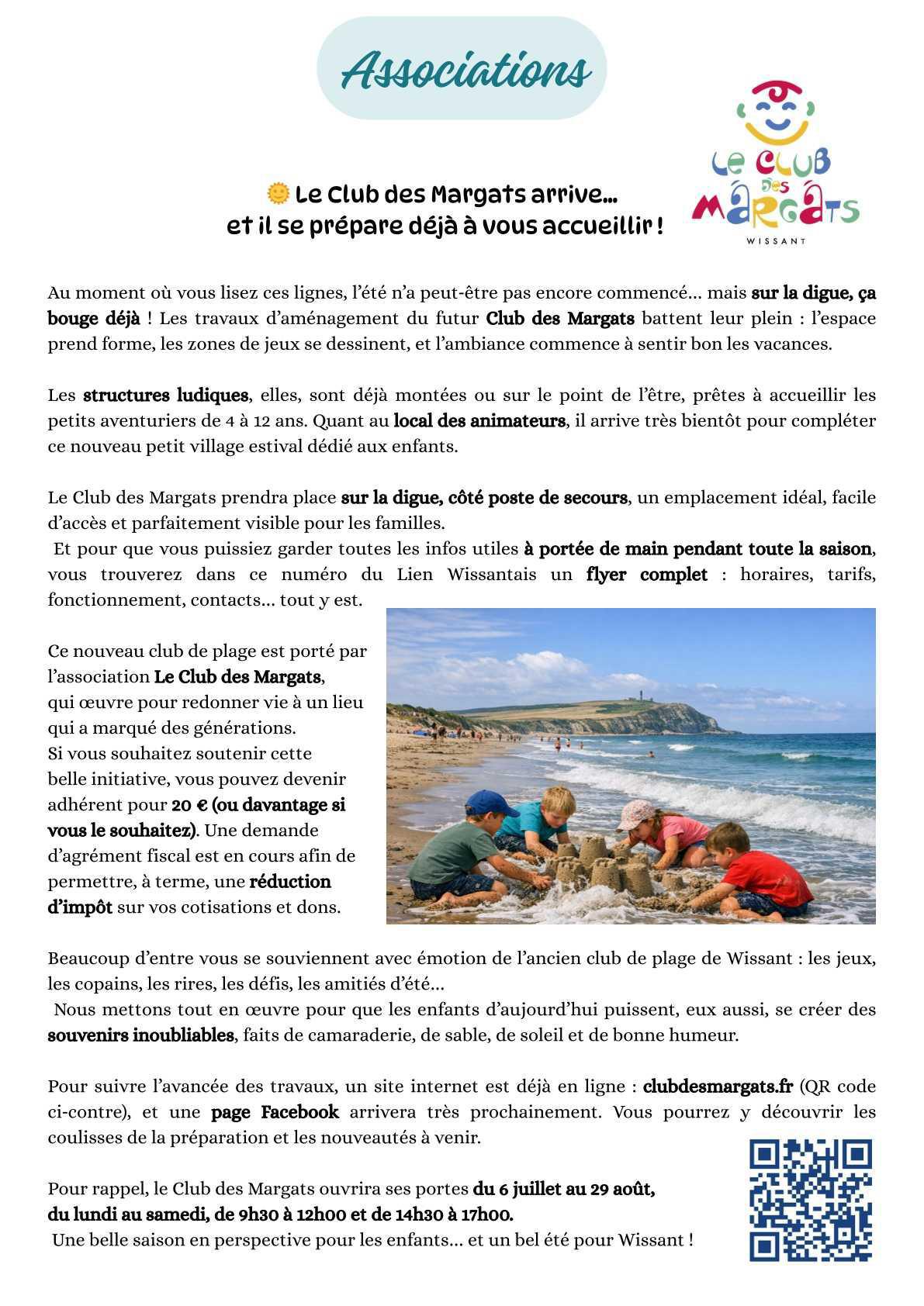 Le Lien Wissantais de Juin 2026 est en ligne