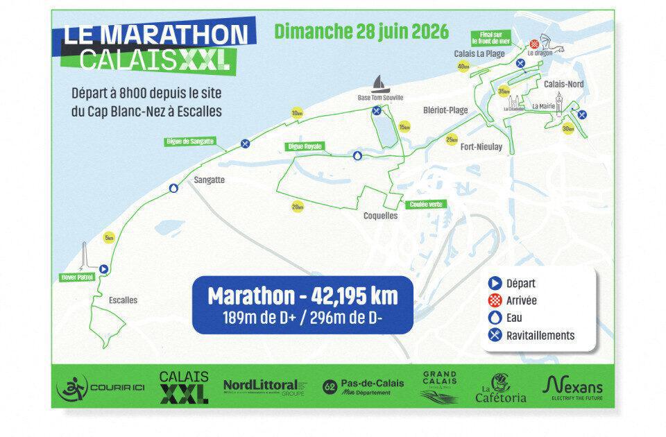 Premier marathon de Calais ce dimanche : voici les différents parcours, il reste encore des dossards ! Premier marathon de Calais ce dimanche : voici les différents parcours, il reste encore des dossards !