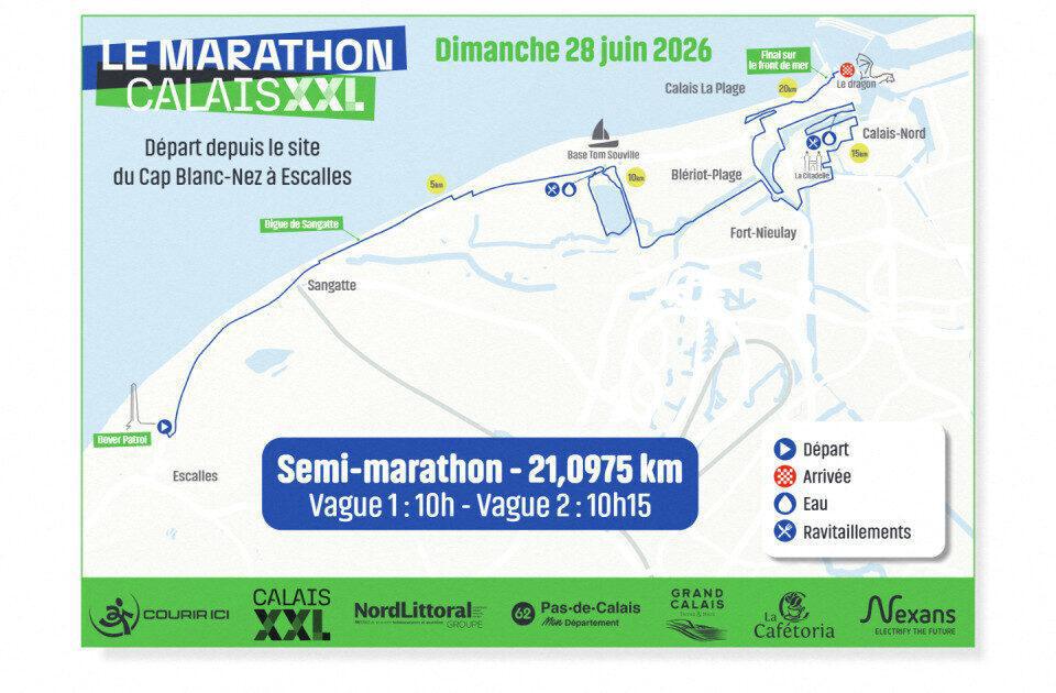 Premier marathon de Calais ce dimanche : voici les différents parcours, il reste encore des dossards ! Premier marathon de Calais ce dimanche : voici les différents parcours, il reste encore des dossards !