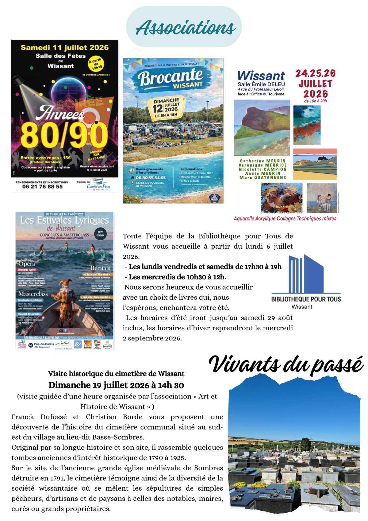 Le Lien Wissantais de Juillet 2026 est en ligne