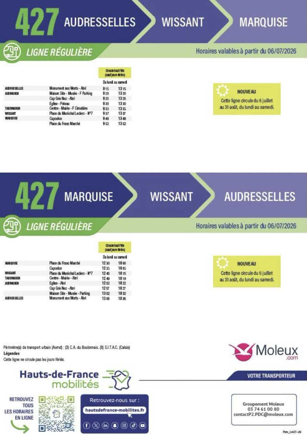  Cet été, rejoignez Wissant en toute simplicité ! 