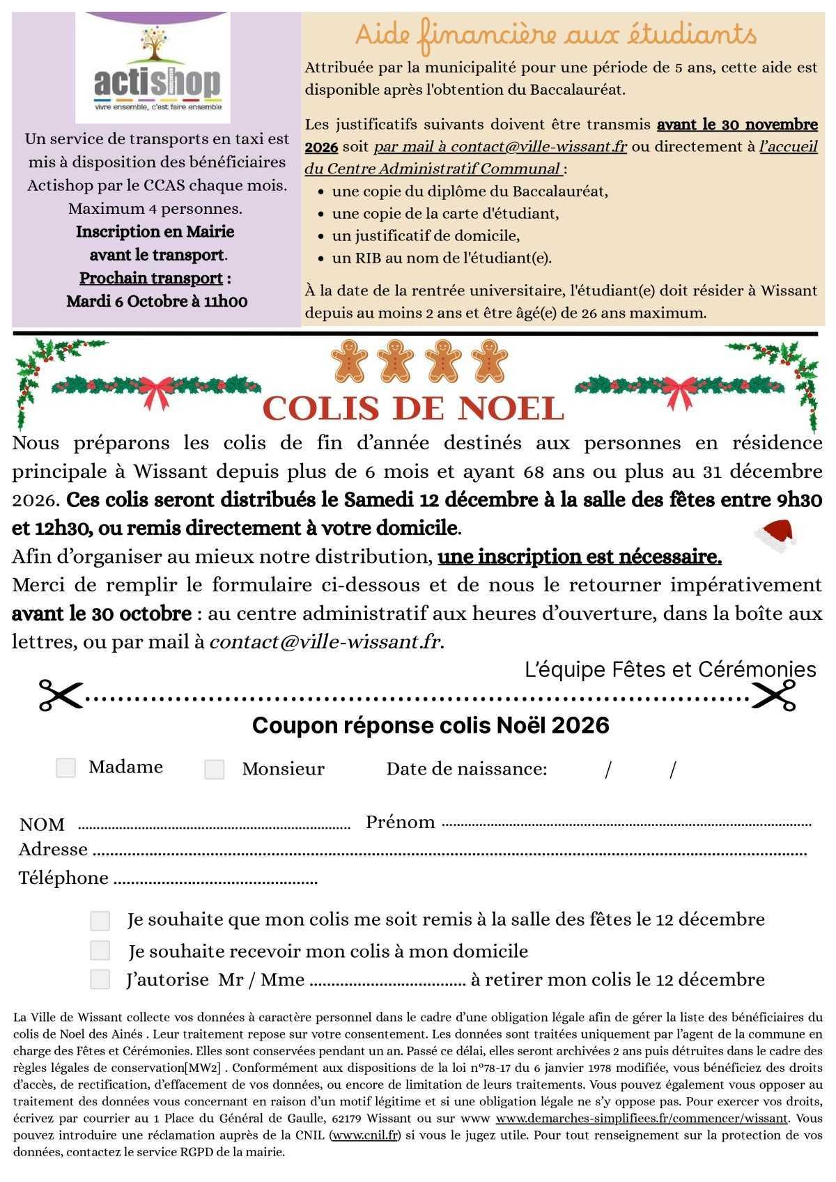 Le Lien Wissantais de Octobre 2026 est en ligne