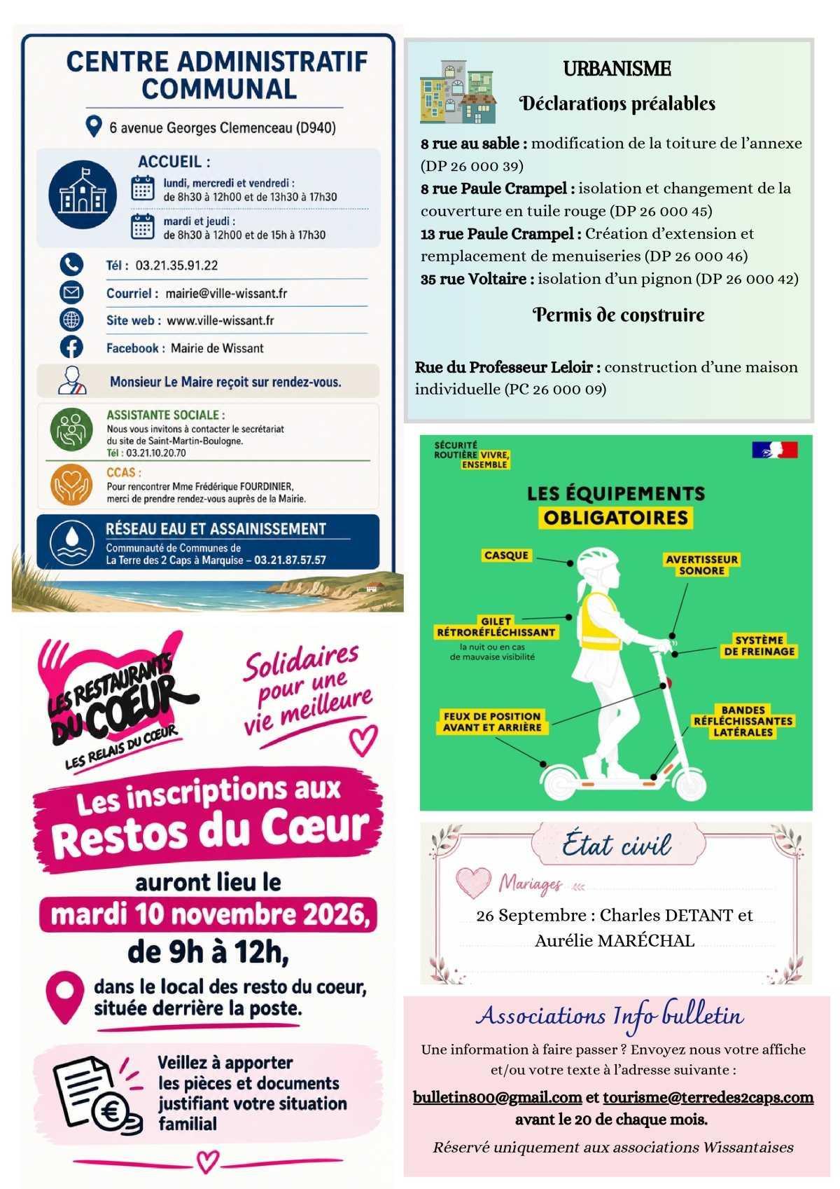 Le Lien Wissantais de Octobre 2026 est en ligne
