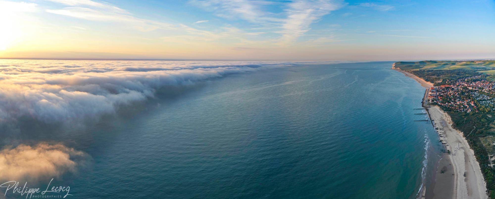 La brume s'approche de Wissant