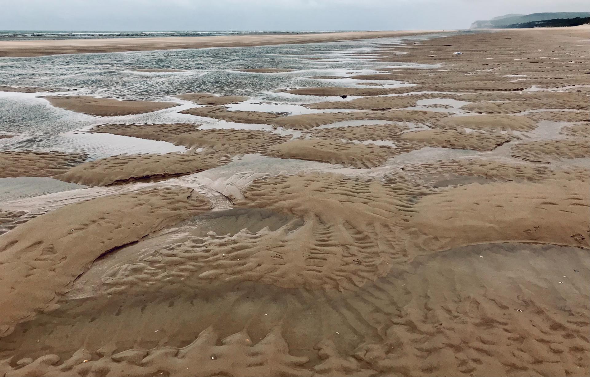 Longue étendue de sable