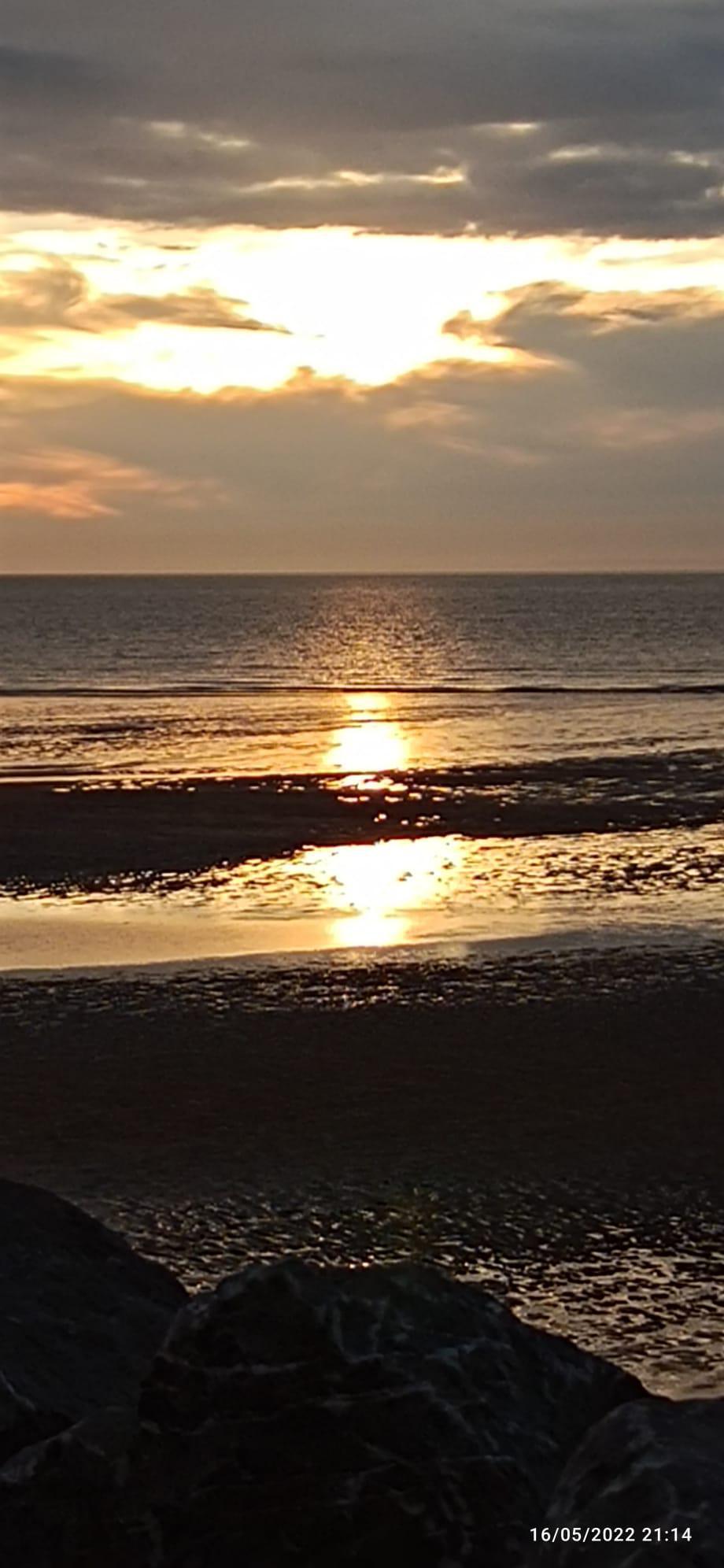 Splendeur d'un coucher en mai.