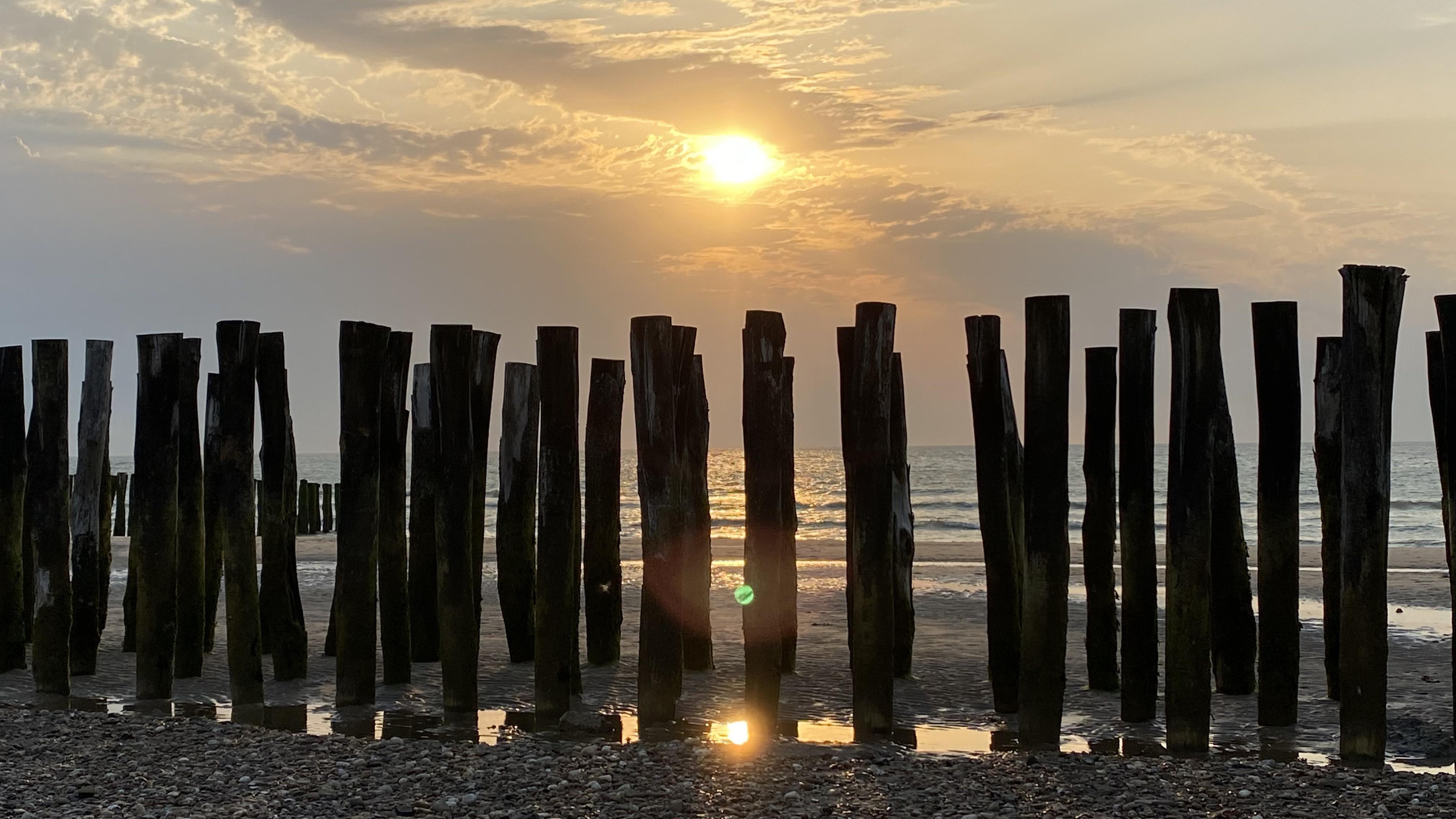 Coucher de soleil un soir de canicule