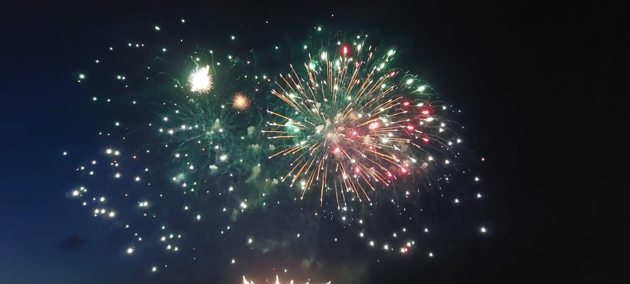 Feu d'artifice 14 Juillet 2025