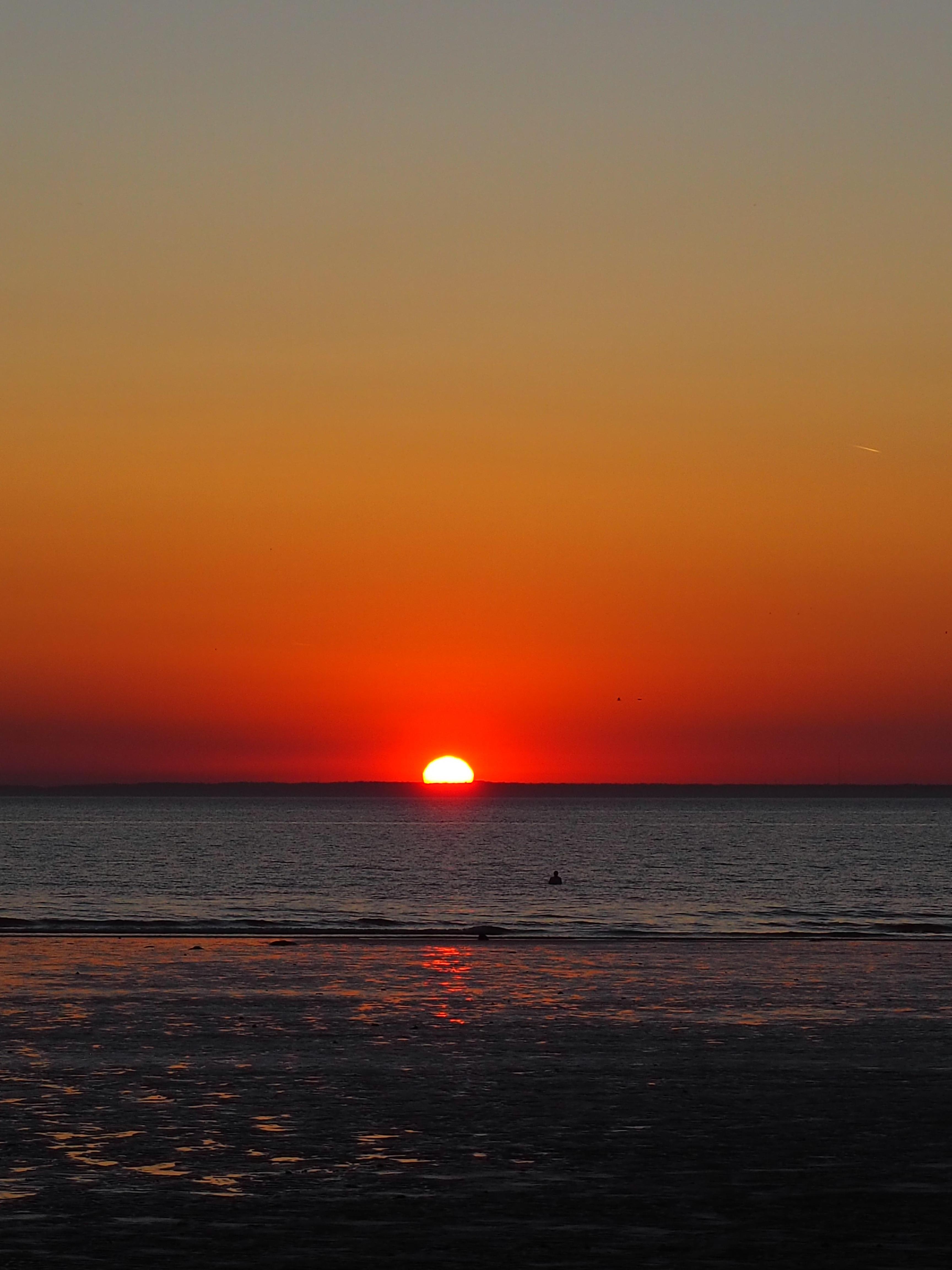 Coucher de soleil à Wissant