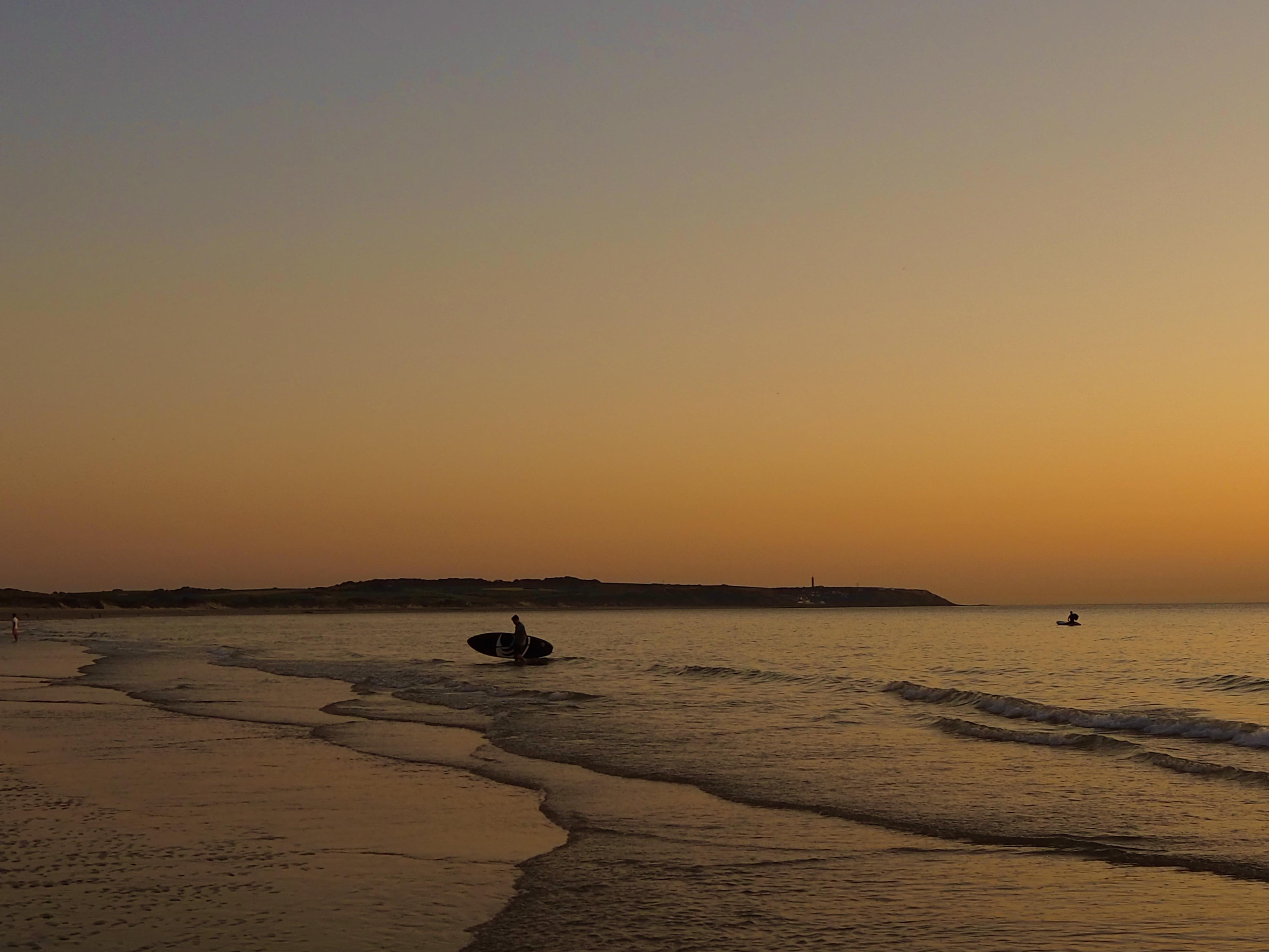 Coucher de soleil à Wissant