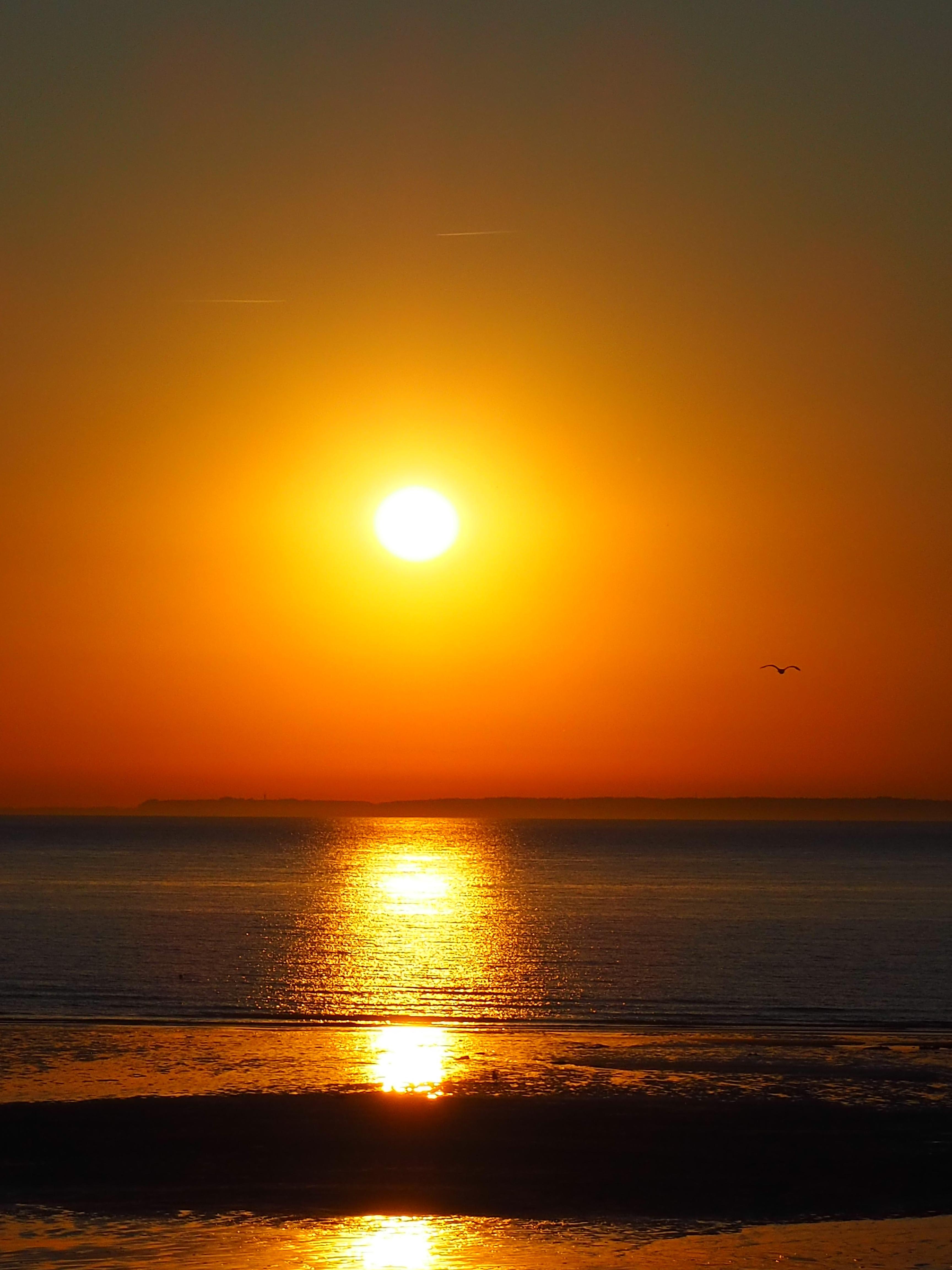 Coucher de soleil à Wissant