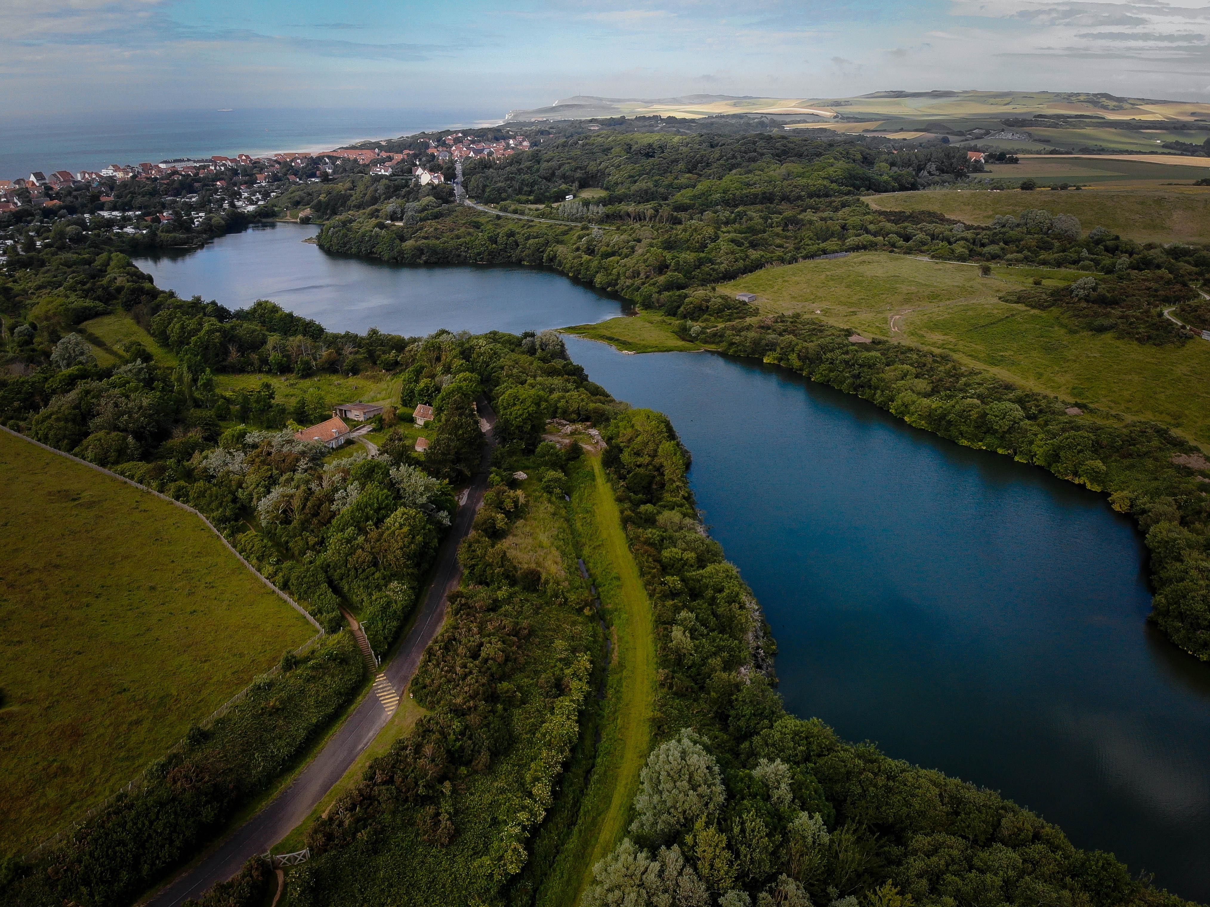 L’étang du Percot, le village et le Cap-Blanc-Nez / Août 2024