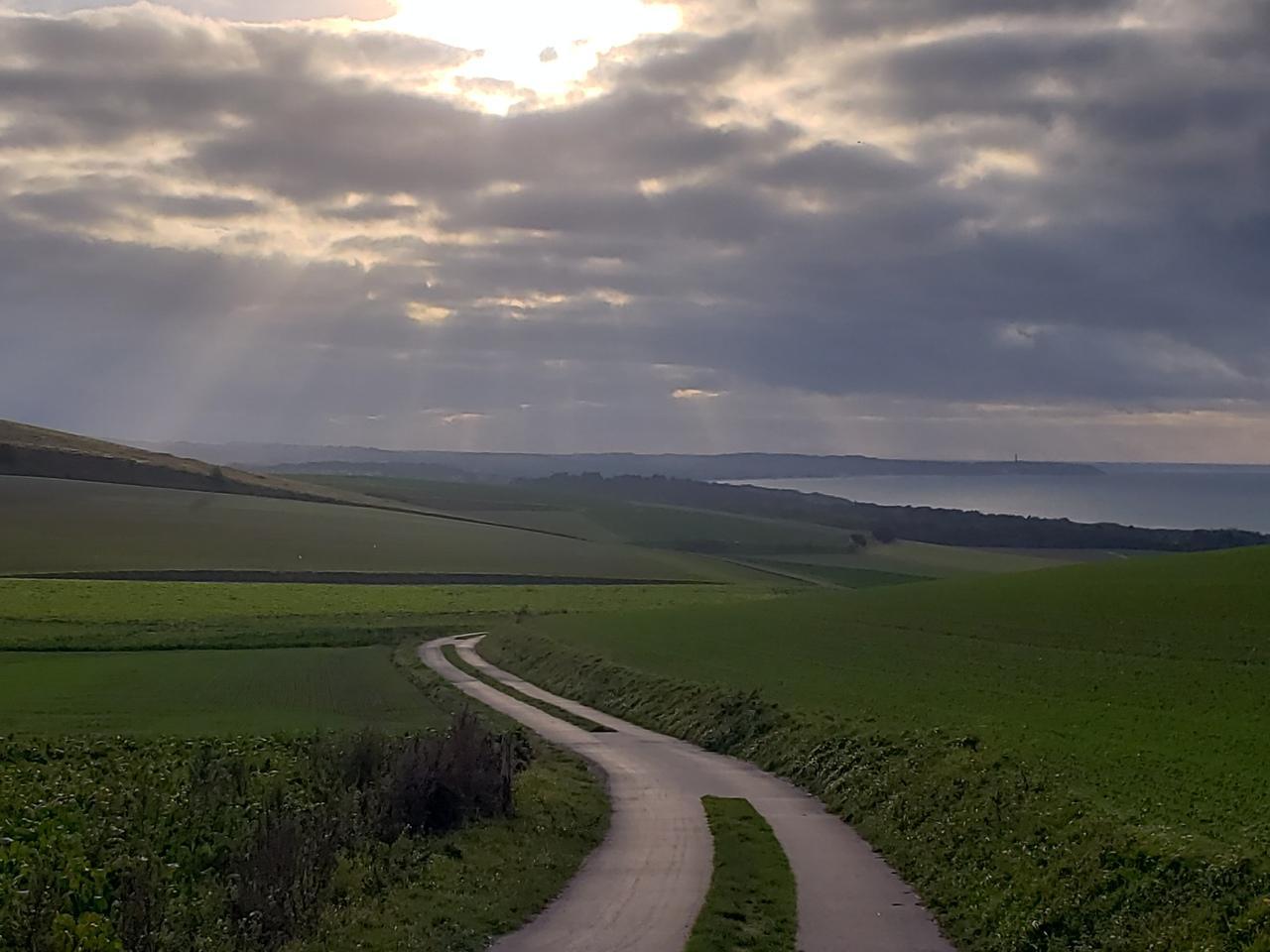 Vue de Wissant du mont rôti