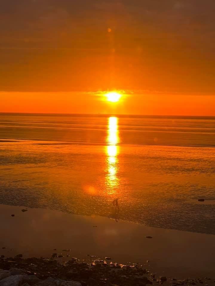 Coucher de soleil à Wissant