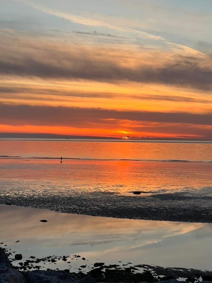 Coucher de soleil à Wissant
