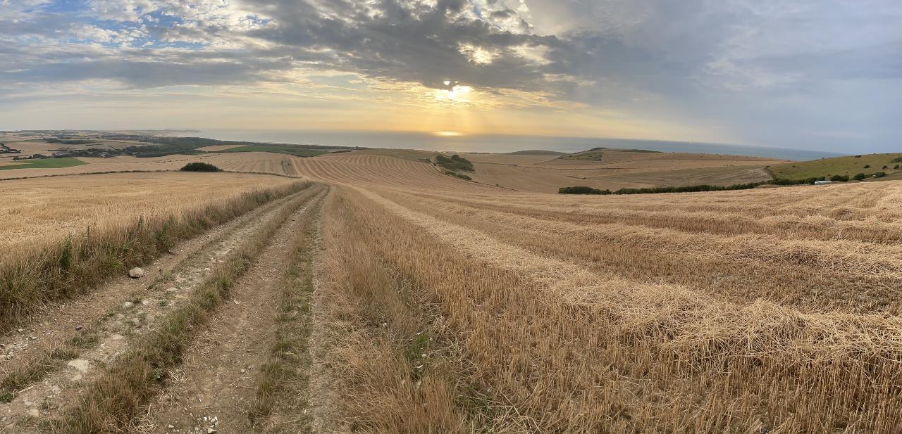 Photo prise du haut du mont de sombre