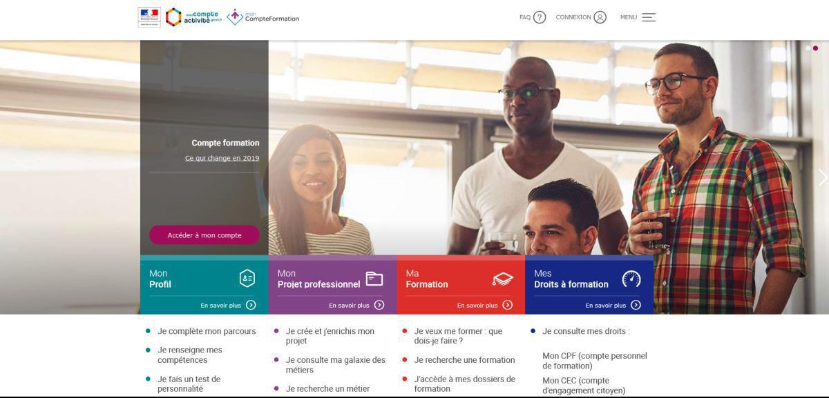 Compte Personnel d'Activité (CPA) Compte Personnel d'Activité (CPA)