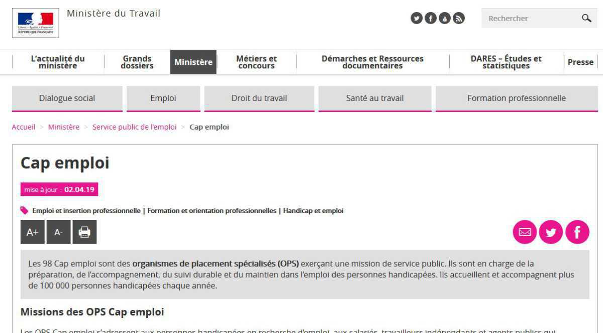 Cap Emploi Cap Emploi