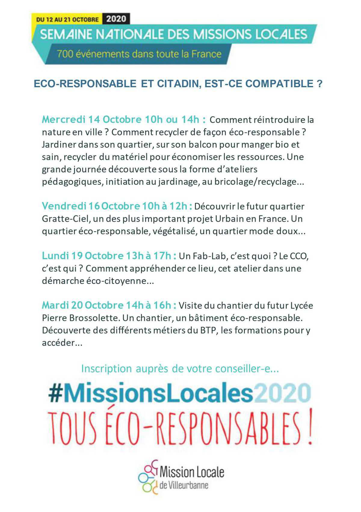 Semaine des Missions Locales - #MissionsLocales2020