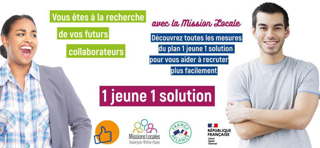 1 Jeune 1 Solution - Mission Locale 1 Jeune 1 Solution - Mission Locale