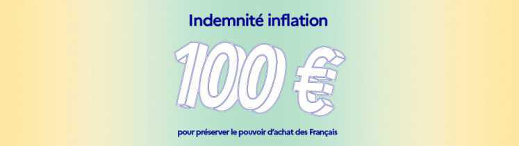 Indemnité inflation 100 €