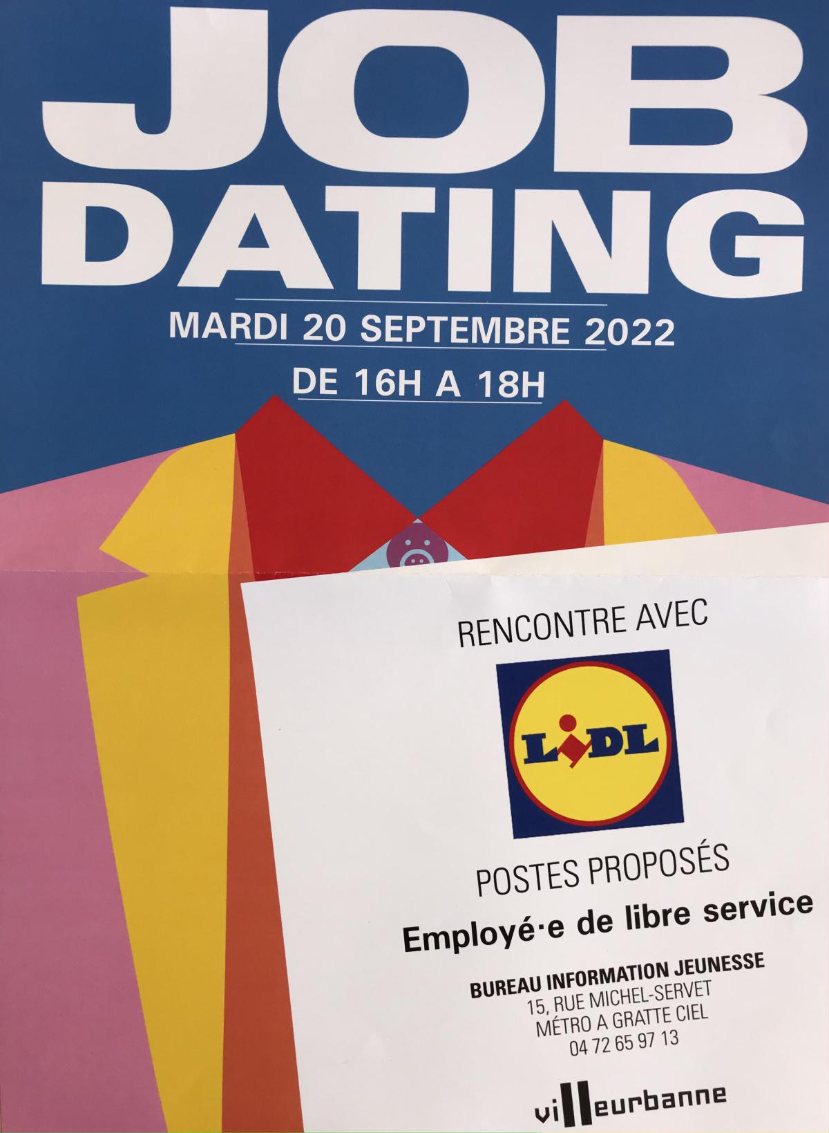 Job Dating - LIDL - Employé.e de libre service 